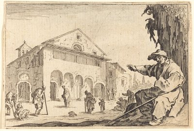 Ospizio, c. 1622 da Jacques Callot