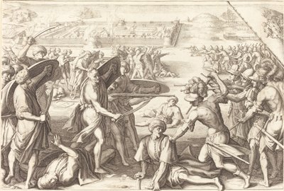 Assalto ai Forti Esterni di Bone da Jacques Callot