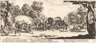 Attacco a una carrozza da Jacques Callot
