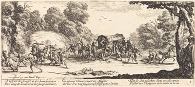 Attacco a una carrozza da Jacques Callot