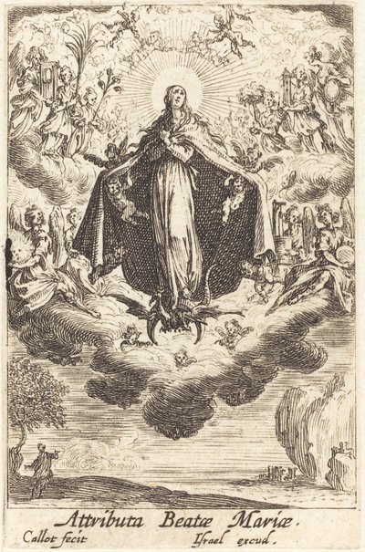 Attributi della Vergine da Jacques Callot