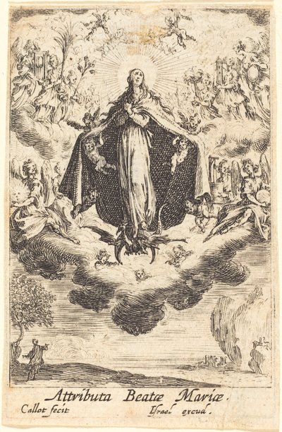 Attributi della Vergine da Jacques Callot