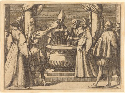 Battesimo del Principe di Spagna da Jacques Callot