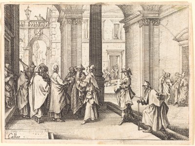 La moneta di Cesare da Jacques Callot
