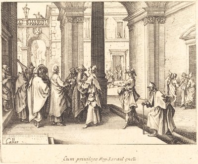 La moneta di Cesare da Jacques Callot