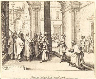La moneta di Cesare da Jacques Callot