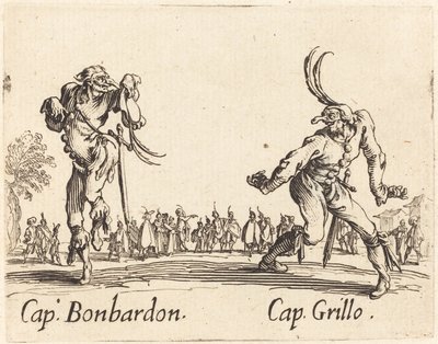 Cap. Bonbardon e Cap. Grillo da Jacques Callot