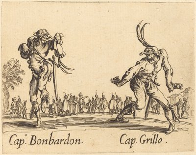 Cap. Bonbardon e Cap. Grillo da Jacques Callot