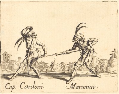 Cap. Cardoni e Maramao da Jacques Callot