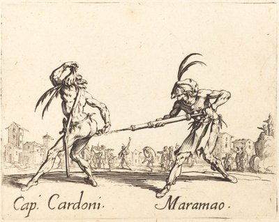 Cap. Cardoni e Maramao, c. 1622 da Jacques Callot