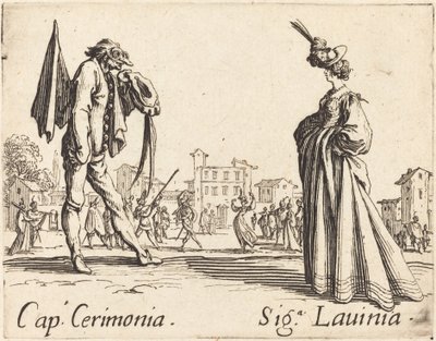 Cap. Cerimonia e Sig.ra Lavinia da Jacques Callot