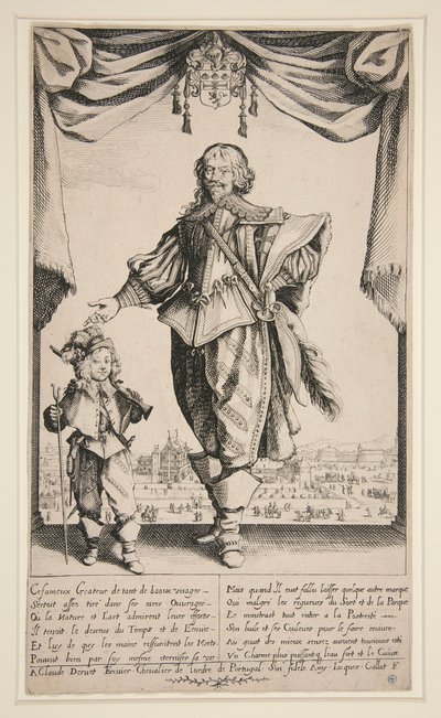 Claude Deruet (Ritratto di Deruet) da Jacques Callot