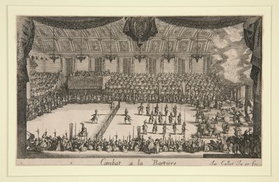Combattimento alla Barriera da Jacques Callot