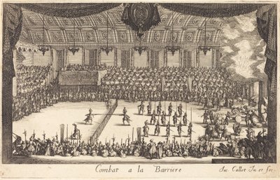 Combattimento alla barriera, 1627 da Jacques Callot
