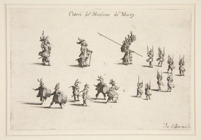 Combattimento alla barriera, ingresso di M. de Macey da Jacques Callot