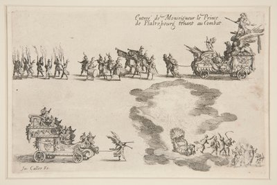 Combattimento alla Barriera, Entrata del Principe di Plaltzbourg da Jacques Callot