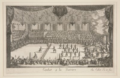 Combattimento alla Barriera da Jacques Callot