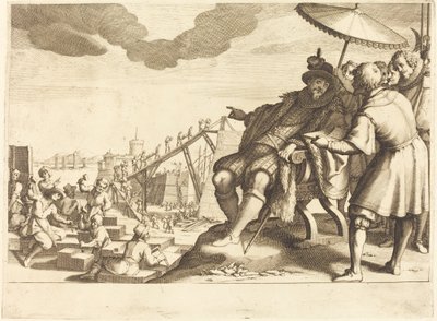 Costruzione e fortificazione del porto di Livorno da Jacques Callot