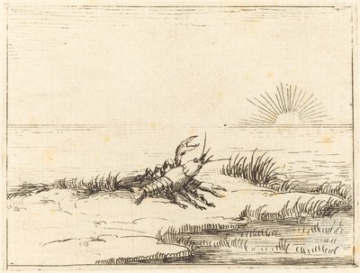 Gambero che guarda il sole da Jacques Callot