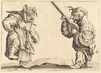 Ballerini con liuto da Jacques Callot