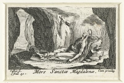 La morte di Maria Maddalena da Jacques Callot