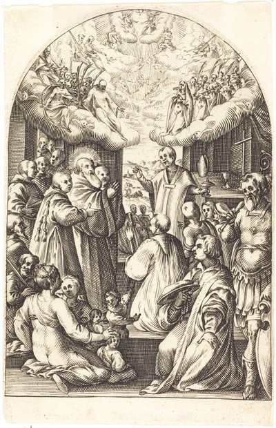 Morte di San Benedetto da Jacques Callot