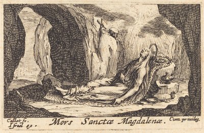 Morte della Maddalena da Jacques Callot