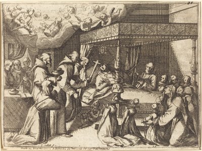 La morte della regina da Jacques Callot