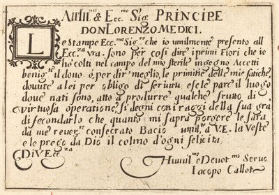 Dedica a Don Lorenzo de