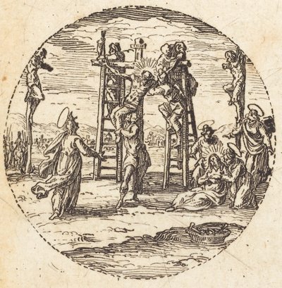 La discesa dalla croce da Jacques Callot