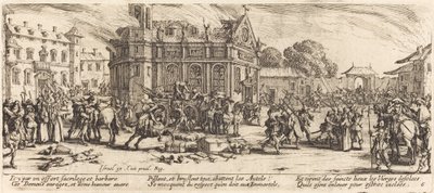 Distruzione di un Convento da Jacques Callot