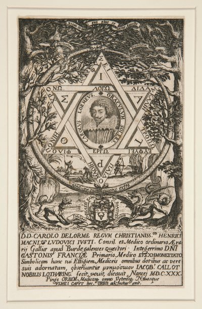 Dieudonne-Charles Delorme (Ritratto di Charles Delorme) da Jacques Callot
