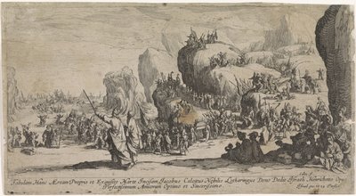 Passaggio attraverso il Mar Rosso da Jacques Callot