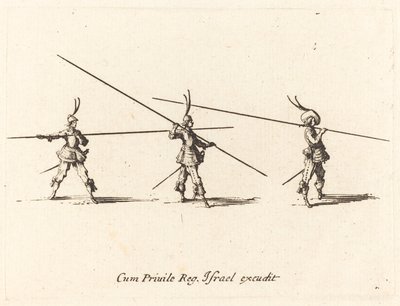 Esercizio con picche inclinate da Jacques Callot