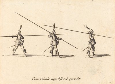 Esercitazione con picche inclinate da Jacques Callot