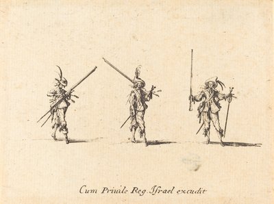 Esercitazione con il Moschetto da Jacques Callot