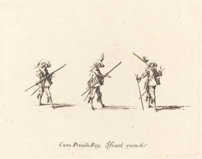 Esercitazione con il Moschetto da Jacques Callot