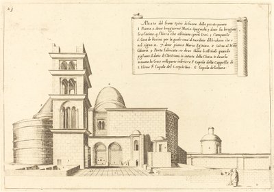 Elevazione di una chiesa da Jacques Callot