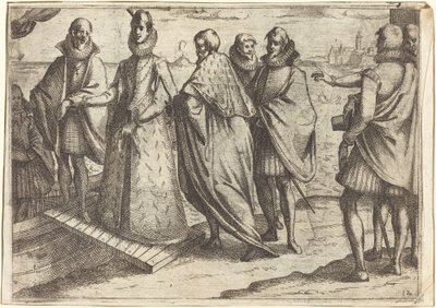 Imbarco a Genova [recto] da Jacques Callot