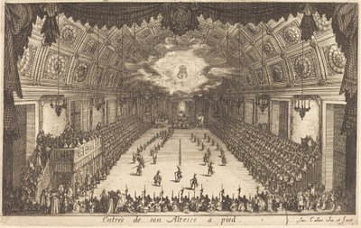 Ingresso di Sua Altezza a piedi da Jacques Callot