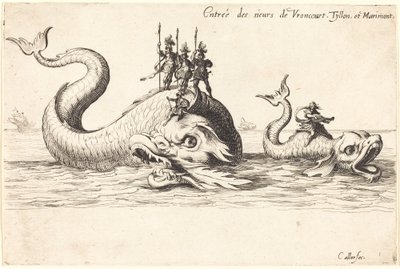 Ingresso di Mm. de Vroncourt, Tyllon e Marimont da Jacques Callot