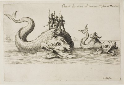 Ingresso di Mm. de Vroncourt, Tyllon e Marimont, dal Combattimento alla Barriera da Jacques Callot
