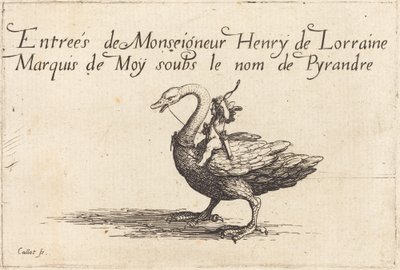 Ingresso di Monseigneur Henry de Lorraine, Marchese de Moy, sotto il Nome di Pirandre da Jacques Callot
