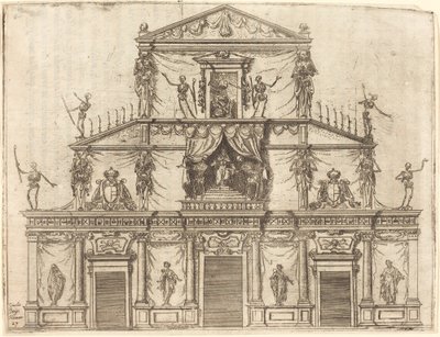 Facciata di San Lorenzo, Firenze da Jacques Callot