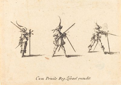 Sparare con il Moschetto da Jacques Callot