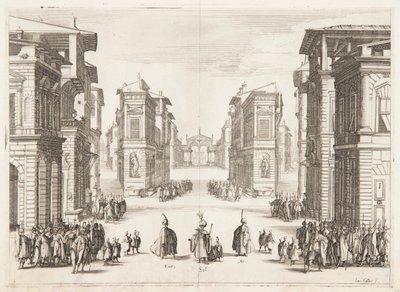 Primo atto di Solimano da Jacques Callot