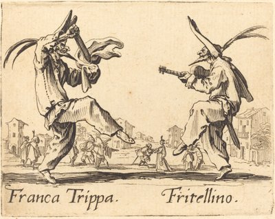 Franca Trippa e Fritellino da Jacques Callot