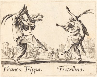 Franca Trippa e Fritellino da Jacques Callot