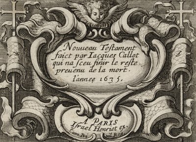 Frontespizio, c.1635 da Jacques Callot