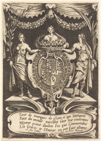 Frontespizio per Il combattimento alla barriera da Jacques Callot